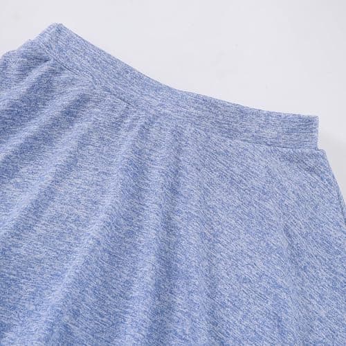 SOFIPURE Girls 2 Piece Sun Protection Tank Top and Skort Set Quick Dry Moisture Wicking Athletic Active Wear for Summer Outdoor Sports Beach Blue 7Y-8Y - Thumbnail 6