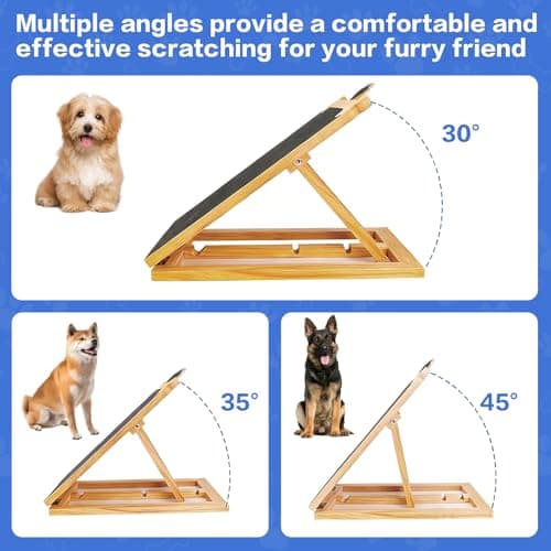 FL Falatier Dog Scratch Board for Nails, Adjustable Nail Filing Board with Mini Handheld Scratch Pad, Dog Nail File Alternative to Clippers and Grinders, Stress-Free At-Home Nail Care - Thumbnail 6