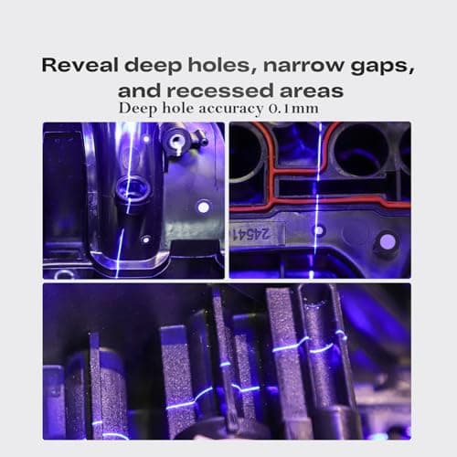 Creality 3D Scanner Sermoon S1 and Scan Bridge Wireless Scanning | 0.02mm High-Precision 34+7+1 Blue Laser & Structured Light | Up to 4.6M Measurements/s | Color Texture Mapping | Indoor & Outdoor Use - Thumbnail 2