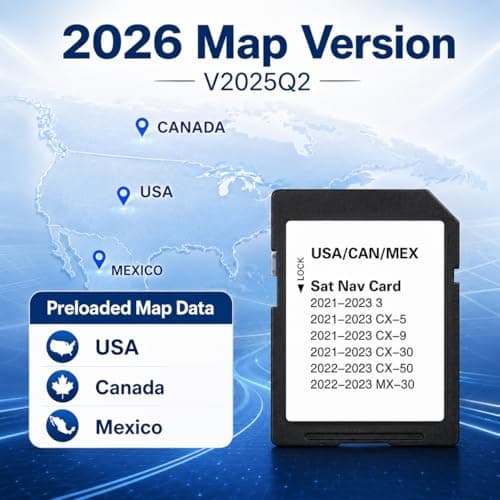 Premium Latest Navigation SD Card, Seamless Map Update for CX-5(2021-23), CX-30(2021-23), 3 Hatch/Sedan(2021-23), CX-9(2021-23), CX-50(2022-23), MX-30(2022-23), USA/CAN/MEX, VIN Check Required - Thumbnail 4