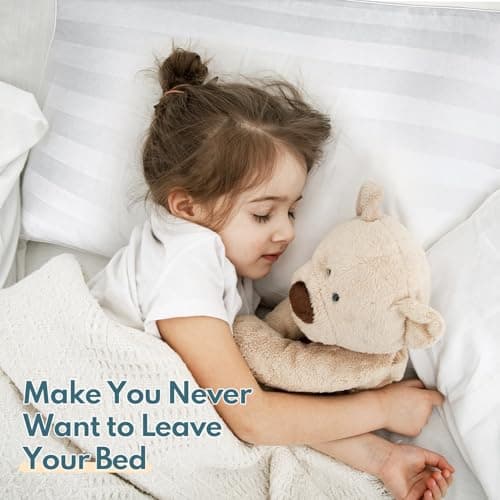 HEYCUZI Queen Size Bed Pillows Set of 2 - Premium Down Alternative Breathable Pillows for Side, Back, and Stomach Sleepers Fluffy Hotel Quality Soft Microfiber Fill Skin-Friendly - Thumbnail 4