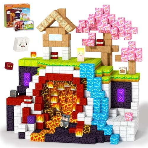 Titoclar 100PCS Magnetic Blocks- Easter Basket Stuffers for Kids, Magnet Toys for 3 4 5 6 7 8 Year Old,Children Sensroy Toys & Games, Christmas Birthday Gifts for Boys & Girls Ages 3+