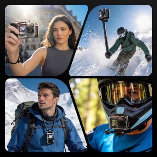 7RYMS 7RIG SC2 Metal Street Grip Kit for DJI Osmo Action 6, with Camera Cage, Handle Grip, Shutter Button, Quick Release, Cold Shoe Mount & 1/4" Thread,Action Camera Accessories for DJI Action 6 - Thumbnail 3