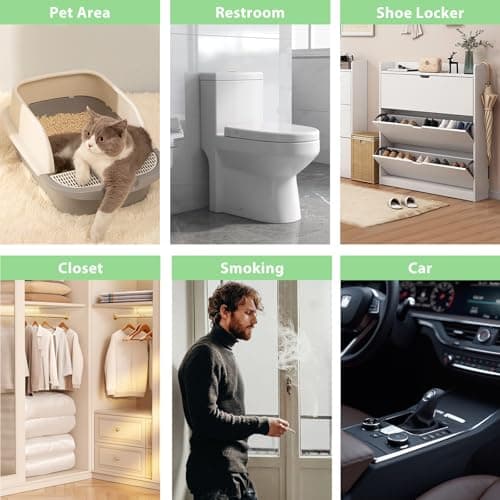 Refrigerator Deodorizer Odor Eliminator, Last for 10 Yeas Fridge Deodorizer Compact Fridge Freshener Deodorizer More Effective Than Baking Soda Bamboo Air Purifying Bags, Green - Thumbnail 4