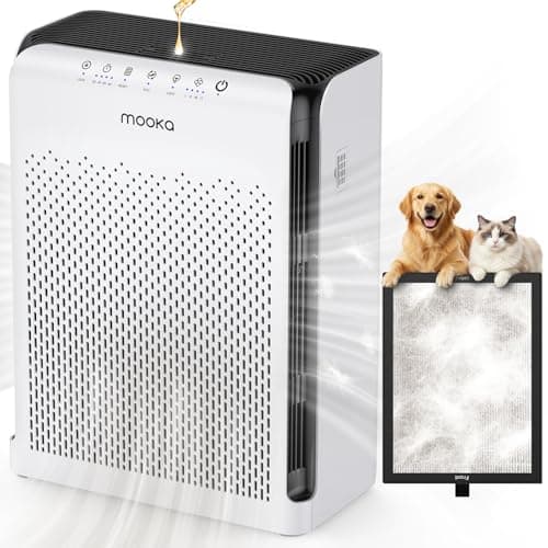 MOOKA M200L Air Purifiers for Home Pets Large Room 2200ft² with ECO Mode - Image 1