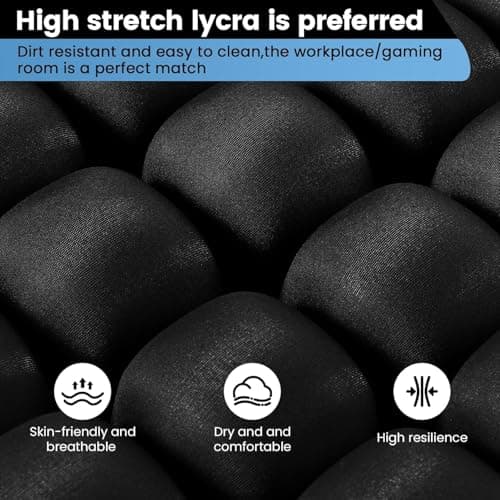 MUGUOY Travel Cushion Airplane Seat, Portable Airplane Seat Cushion for Long Flights,42 Bubbles Pressure Relief Inflatable seat Cushion for Air Travel - Thumbnail 6