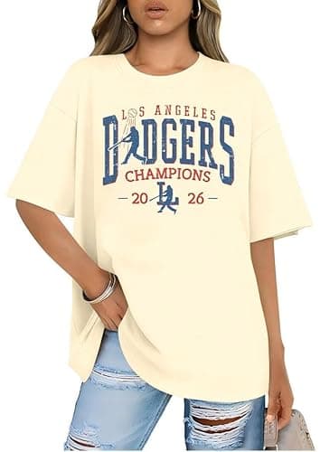 Baseball Shirts Women Oversized Baseball Team Graphic Tshirt Game Day Mom Shirt Funny Baseball Fan Tee Casual Tops Apricot - Image 1