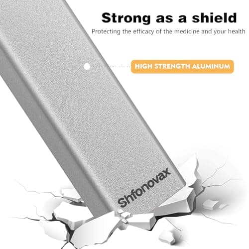 Weekly Metal Pill Organizer, Large Capacity 7 Day Travel Pill Organizer, Easy Open Secure Pill Box for Adults & Seniors, Vitamins & Supplement Case (Silver) - Thumbnail 2