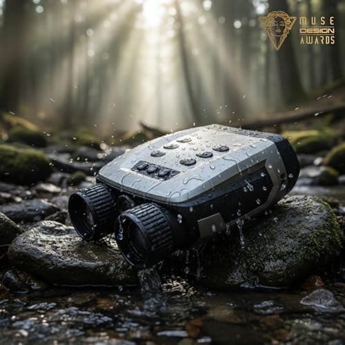 VisioGear Night Vision Binoculars - Night Thunder X3 4K Night Vision Goggles for Adults, AI Color Mode, 2000ft Range, 5000mAh Battery, 32GB Card for Camping & Security - Thumbnail 4