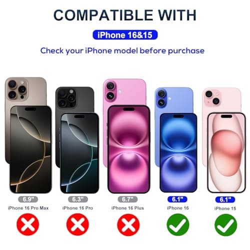 JESOHO Screen Protector for iPhone 15/16(6.1 inches) Blue Light Blocking, Military-Grade Shatterproof HD Tempered Glass with Easy Installation Tray,Touch Sensitive, 9H Hardness, Anti-Scratch 2 Pack - Thumbnail 2