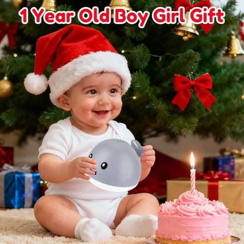Bath Toys for Kids Ages 1-3 - Valentines Day Gifts for Kids,1 2 3 Year Boys Girls Gifts,Easter Basket Stuffers, Light Up Whale Bath Toy Sprinkler, Toddler Bathtub Pool Water Table Toys, Baby Gift - Thumbnail 6