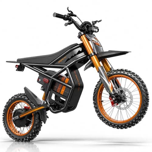 Riding'times GT54 Electric Dirt Bike for Teens Adults 37MPH, 27AH Electric Motorcycle with 14"/12" Fat Tire Ebike, 2000W Dual Hydraulic Brakes Mountain Off-Road Ebike for Ages 13+ - Image 1