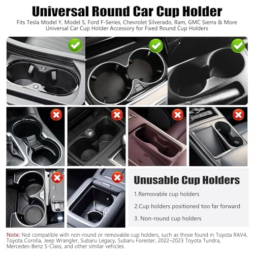 Lumlazni Car Desk for Laptop, Portable 360° Rotation Wooden Steering Wheel Tray (Cup Holder Mounted) for Food, Eating, Office, Compatible with Tesla Model Y/3 & Most Vehicles - Thumbnail 2