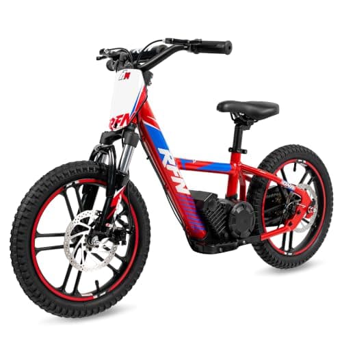 RFN Electric Dirt Bike for Kids Ages 4-12, 3-Speed up to 15.5 mph, 15.5 Miles Range, 16x2.4 Tires, 24V 500W Peak Power 16" Dirtbike, Perfect Birthday for Kids - Image 1