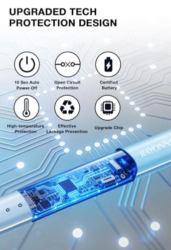 Electric Candle Lighter USB Rechargeable Plasma Arc Windproof Flameless with Safety Lock Ideal for Candle BBQ Camping Birthday Housewarming Gifts for Women & Men (Sierra Blue, 1 Count) - Thumbnail 6