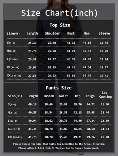 AFFOLE 2 Piece Sets for Women 2026 Lounge Sets Long Sleeve Oversized Sweatshirt Wide Leg Pants Matching Tracksuit Sets - Thumbnail 6
