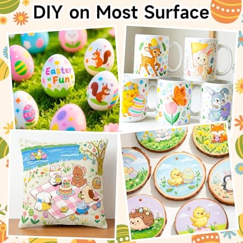 Shuttle Art 36 Colors Dual Tip Acrylic Paint Markers, Brush Tip and Dot Tip Acrylic Paint Pens for Rock Painting, Ceramic, Wood, Canvas, Plastic, Glass, Stone, Calligraphy, Card Making, DIY Crafts - Thumbnail 6