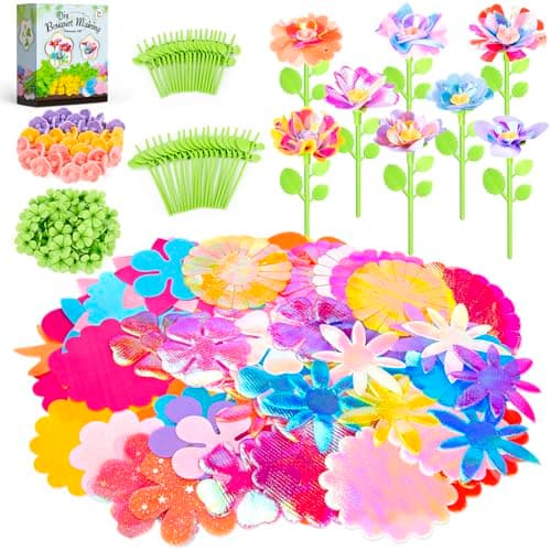 Osllate Upgraded Flower Bouquet Accessories Set for Making 36 Flowers, DIY Arts & Crafts Toy Accessories Flowers Making Toy Kit