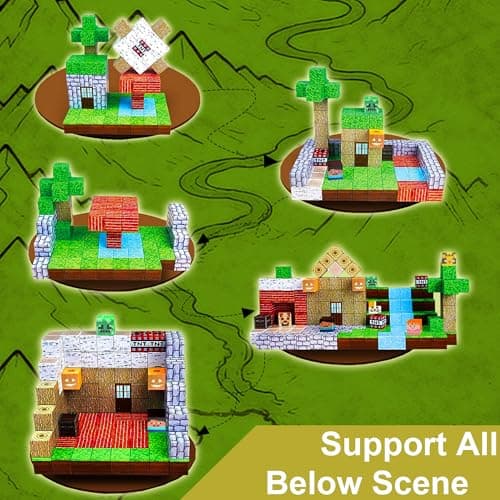 MFR Magnetic Building Blocks 150PCS, Magnetic Blocks Toy Set for Kids, STEM Magnetic Construction Building Toys, Creative Learning Gift for Boys & Girls Ages 3–10 - Thumbnail 3