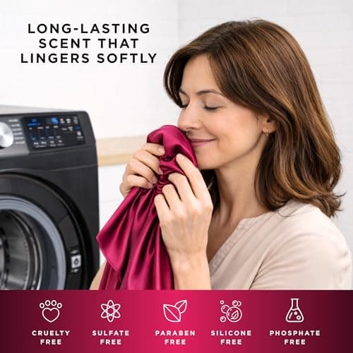Honestly Margo Athena Luxury Laundry Detergent (32 oz, Pack of 1) – Laundry Detergent Scented with Amber Musk, Pink Pepper Perfume and Rose Perfume | Delicate Laundry Detergent, Liquid Soap, 11 Loads - Thumbnail 5