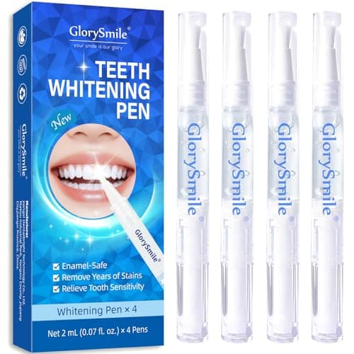 Teeth Whitening Pen 4-Pack, 35% Carbamide Peroxide Whitening Gel Pens for Sensitive Teeth, Instant Whitening Essence for Stained Teeth, Removes Coffee, Wine & Smoking Stains - Image 1