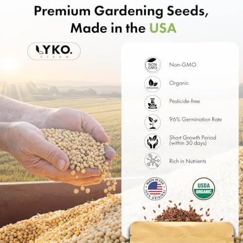 Salad Seeds for AeroGarden, iDOO, Ahopegarden Hydroponics Growing System, 7-pods, 350+ Seeds (Include Spinach, Swiss Chard, American Fast Lettuce, Cabbage, Cauliflower) - Thumbnail 5