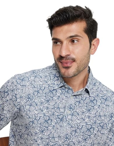 M MAELREG Golf Shirts for Men Dry Fit Print Performance Lightweight Collared Casual Mens Polo Shirts Short Sleeve - Thumbnail 3