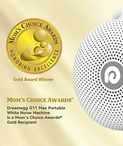 Dreamegg Portable Noise Machine for Baby Adult, Features Powerful Battery, 21 Soothing Sound, Noise Canceling for Office & Sleeping, Sound Therapy for Home, Travel, Registry Gift, Classic White - Thumbnail 2