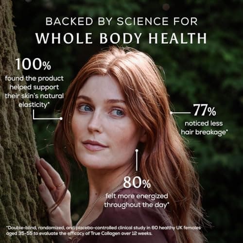 Ancient + Brave True Collagen Powder 7.05oz (Ap 33 Servings), EU Grass Fed Collagen Peptides, Highly Absorbable Protein Powder, Supplements for Women, Supplement for Hair, Skin and Nails - Thumbnail 2