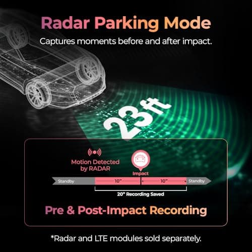 THINKWARE ARC900 2CH 4K HDR Dual Dash Cam Front and Rear - 4K+2K STARVIS 2, Super Night Vision 4.0, Low Power Parking Mode, 3.5" IPS Touchscreen, 5GHz Wi-Fi, GPS (64GB MicroSD & Hardwiring Cable Incl) - Thumbnail 5