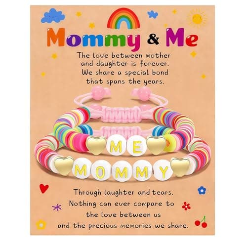 OVIFICEA Mother Daughter Bracelets for Gifts,Mommy And Me Matching Bracelet for Birthday Christmas Gifts,Daughter Jewelry From Mom - Image 1
