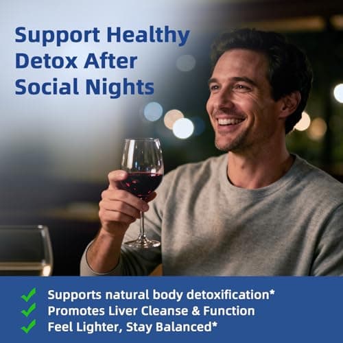 NAC Supplement 900 mg – Liver Cleanse Detox & Repair, Antioxidant & Cellular Health, Alcohol Defense Support – N-Acetyl Cysteine Capsules with Milk Thistle, Turmeric, Dandelion & Artichoke – 60 Count - Thumbnail 6