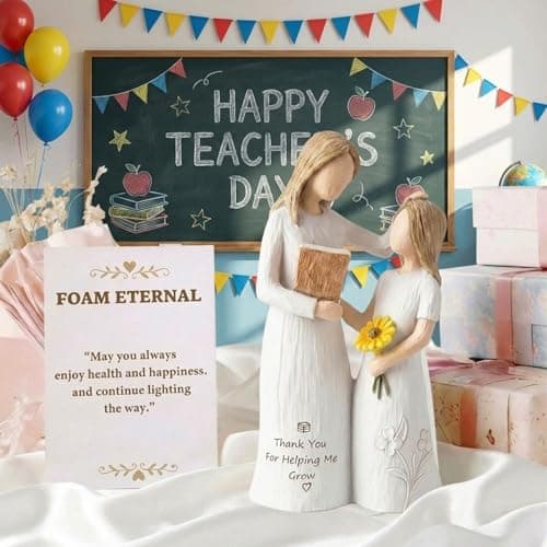 Foam Eternal Teacher Gifts for Women, Teacher Appreciation Gifts, Gift for Teachers, Teacher and Student Resin Sculpture - Thumbnail 2