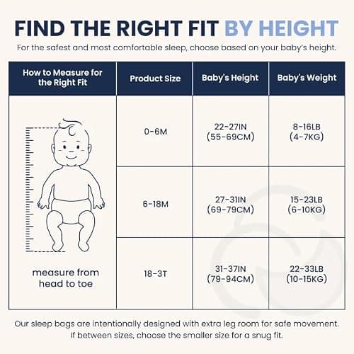 Unisex Sleeping Bag for Babies and Toddlers 1.0 Tog Sleep Sack 18-36 Months, Newborn Sleep Sack, Wearable Blanket Baby, Sleep Sack with Sleeves, Gifts for Baby - Thumbnail 6