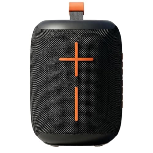 Musibaby Bluetooth Speaker, Portable Waterproof Wireless Speaker with 20W Loud Sound, 25H Playtime, FM Radio, USB/TF/AUX, Stereo Pairing and Carry Loop for Indoor Outdoor Use, M73（Black - Image 1