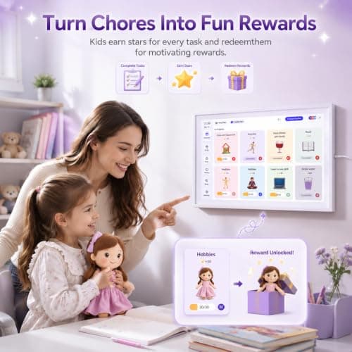 CITALEO Digital Calendar Wall Touch Screen, No subscription fees,15.6 Inch - Thumbnail 3