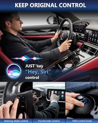 2 in 1 Wireless Carplay Adapter -Android Auto Adapter, 5.4/6GHz for iPhone - Thumbnail 5