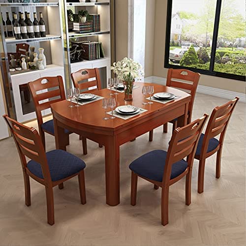 Genina Waterproof Seat Covers for Dining Room Chairs Covers Dining Chair Cover Kitchen Chair Covers (Navy Blue, 4 Pcs) - Thumbnail 2