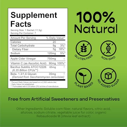 SUU Tribiotics - Prebiotic & Probiotic Drink Mix Packets for Gut Health & Digestive Health | Daily Probiotic, Cutting Mix & Immunity Supplement with Energy Support | Tangerine Orange (7-Pack) - Thumbnail 4