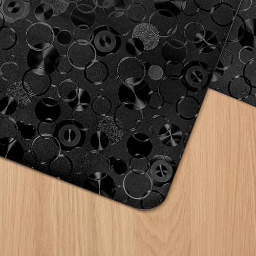 Vicwe Office Chair Mat for Hardwood Floor,51" x 63" Large Office Chair Mats, Anti-Slip Computer Chair Mat for Gaming Rolling Chair, Desk Chair Mat for Home, Office (Black) - Thumbnail 5