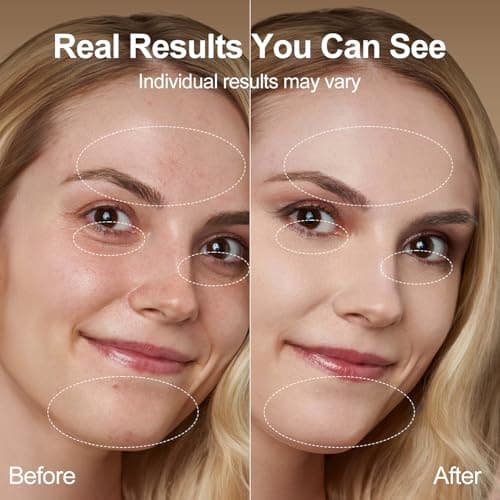 Red Light for Face and Neck, 7-in-1 Face Massager Tool, 3-Color Portable Facial Massager for Skin Care (5.9in) - Thumbnail 4