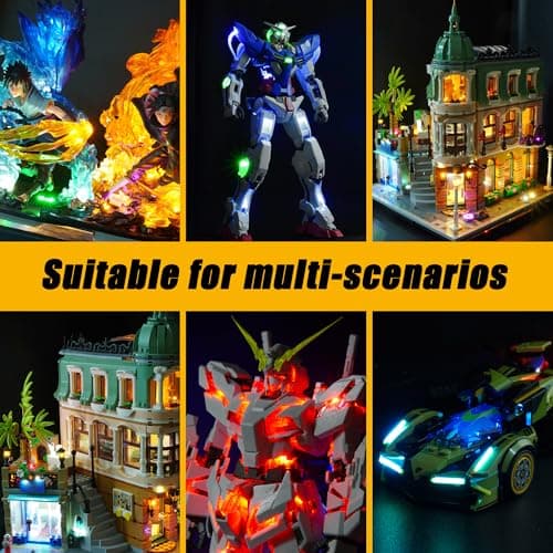 LBASE Wireless LED Light Set for Gundam MG Model Kits (PG/MG/RG/HG/MGSD) - 3rd Gen LED Units for Building Block Lamp Beads & Figures Models Lighting (LBASE-3rd gen) - Thumbnail 3