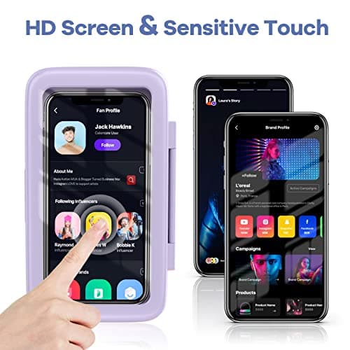 LC-dolida Shower Phone Holder Waterproof 480 Rotation Phone Stand Case Mount for Bathroom Batheub Kitchen Wall Mirro Compatible with iPhone 17 16 15 14 13 Plus Pro Max XS XR Women Men Gift - Thumbnail 5
