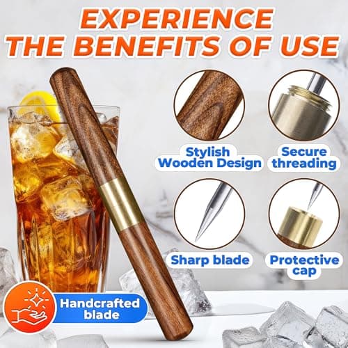 3Pcs Ice Pick Stainless Steel Home Bar Tools - Portable Kitchen Equipment Icepick for Ice Bartender Tools Break The Ice Metal Pick Set - Ice Picks for Breaking Ice Tool Countertop Bar Camping Tools - Thumbnail 4