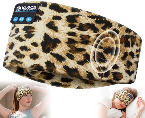 LOVE EYE Sleep Headphones Wireless Headband Headphones Bluetooth 5.4 for Side Sleeper Bluetooth Headband Earphones for Sports for tech Gadgets Gifts - Image 1