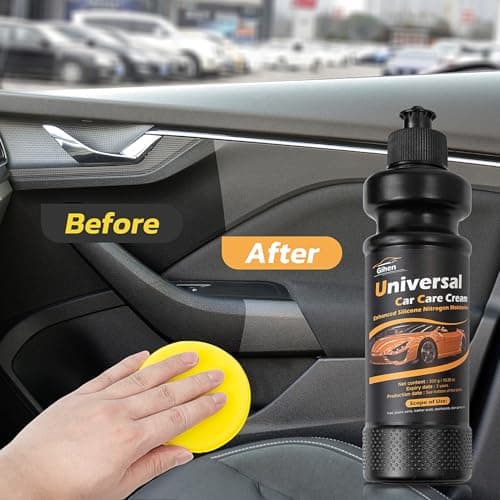 Gihen Plastic Restorer, Trim Restorer for Plastic, Rubber and Vinyl, Auto Detailing Kit, 10.28 oz, with Foam Applicator - Thumbnail 2