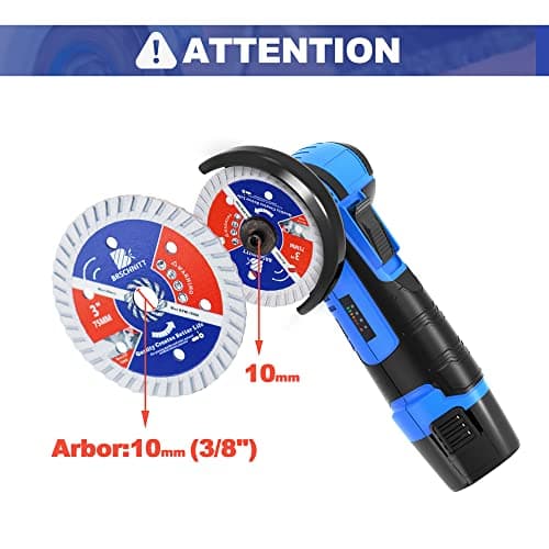 3inch Diamond Saw Blades for Cutting Wood Metal Stone - Tile Cutting Disc 75mm Arbor10mm for Granite Marble Stone Hard Concrete Reinforced Concrete 4pcs - Thumbnail 5