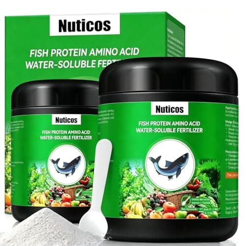 Nuticos 2 Jars 17.6oz Dried Fish Protein Fertilizer Makes 493 Gallons - Image 1