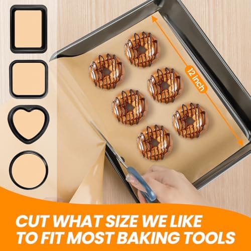 Silicone Baking Mat Roll - Best German Silicone - Heat Resistant Baking Macaron Bread Mat, Non-stick Pastry Mat, Reusable Dough Rolling Mat, Non Slip Countertop Protector Mat, Counter Mat, Oven Mat - Thumbnail 3