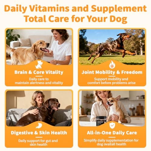 25-in-1 Dog Multivitamin Chews – Daily Vitamins & Supplements for Dogs - Thumbnail 4